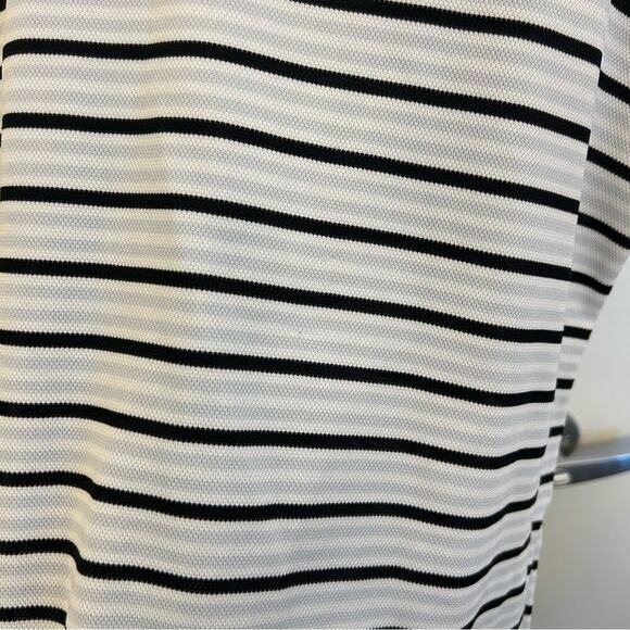 Nike Dri-Fit Polo Men’s M White, Grey, Black Striped Polo - Picture 4 of 5